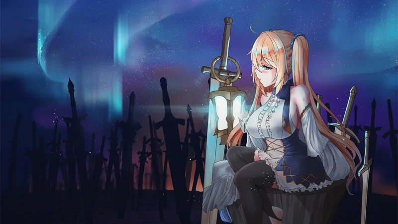 图片[1]-电脑版【ARPG动态CV】苍色之光与魔剑锻造师 v1.04R 步-大壮游戏
