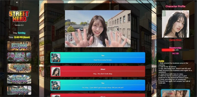 图片[2]-电脑版【亚洲风HTML真人动态】街头英雄 Street Hero V1.1 骑-大壮游戏
