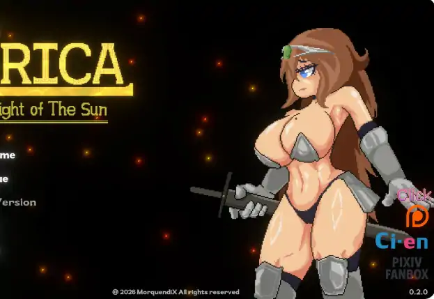 PC电脑版【日系ACT/像素/动态】艾丽卡：太阳骑士0.2.0 步-大壮游戏
