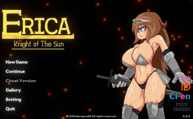 电脑版【像素ACT动态】艾丽卡太阳骑士.v0.20.0 官中 步-大壮游戏